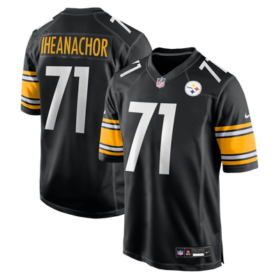 Max Iheanachor Pittsburgh Steelers Nike Team Game Jersey - Black