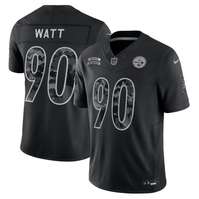 T.J. Watt Pittsburgh Steelers Nike 2026 Salute to Service Stitched Limited Jersey - Black
