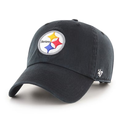 Pittsburgh Steelers '47 Brand Cleanup Adjustable Hat - Black