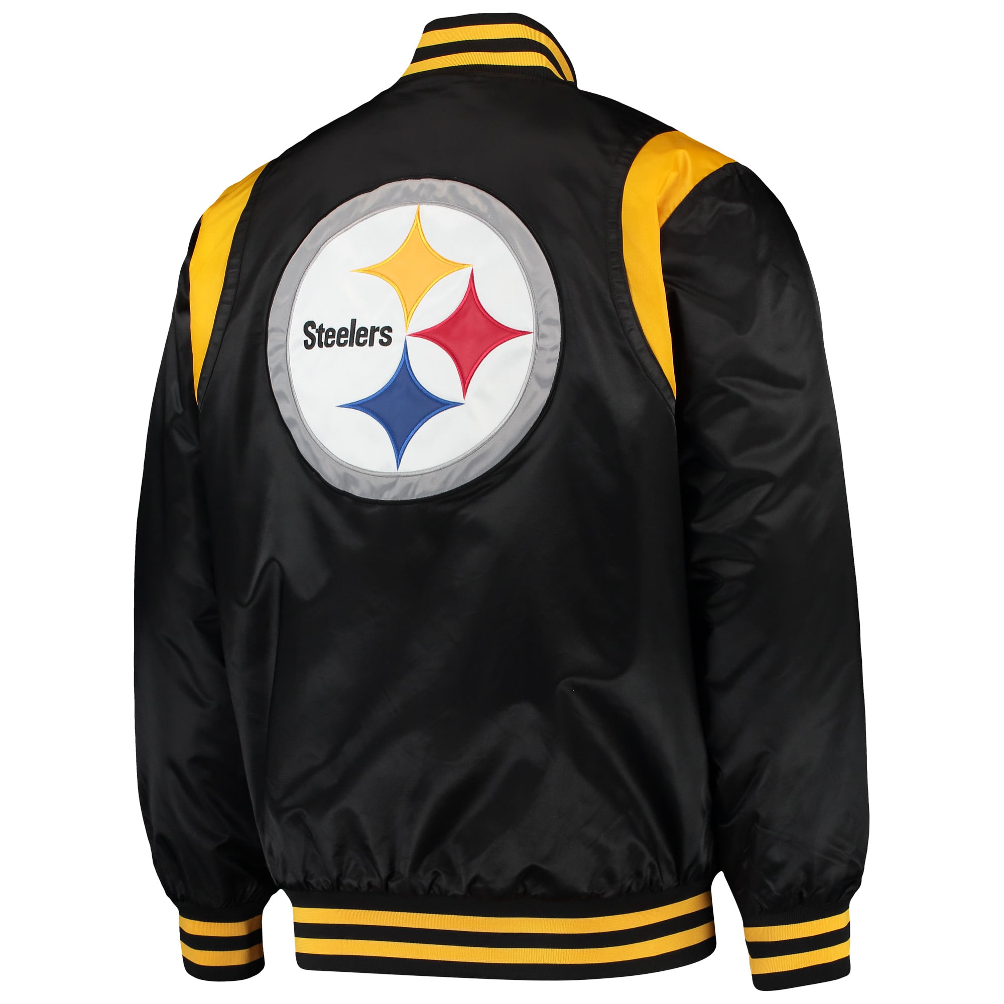 Men's Pittsburgh Steelers Starter Black/Gold Prime Time Twill