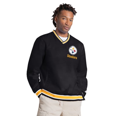 T.J. Watt Pittsburgh Steelers Starter Player Layer V-Neck Pullover - Black