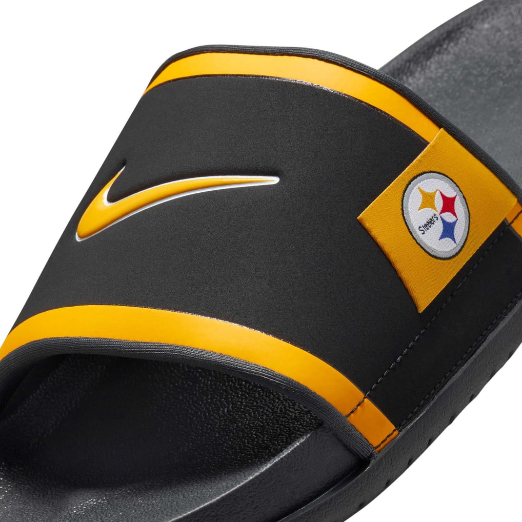 Pittsburgh Steelers Nike 2024 Off-Court Slide Sandals display picture 1