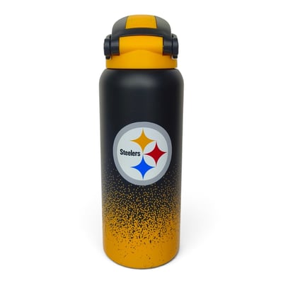Pittsburgh Steelers Pegasus 32oz. Gradient Stainless Steel ProFlow Water Bottle