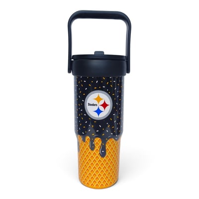 Pittsburgh Steelers Pegasus 32oz. Ice Cream Logo Cone Stainless Steel ProCarry Tumbler