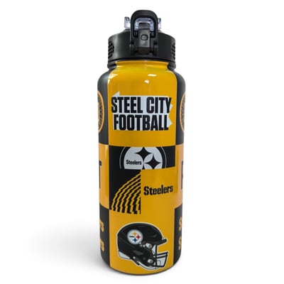 Pittsburgh Steelers Pegasus 32oz Stainless Steel ProPress Water Bottle