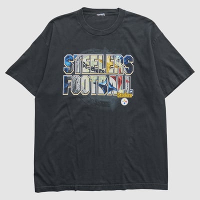 Pittsburgh Steelers 2000s T-shirt - Black - XL by Fanatics Real Vintage