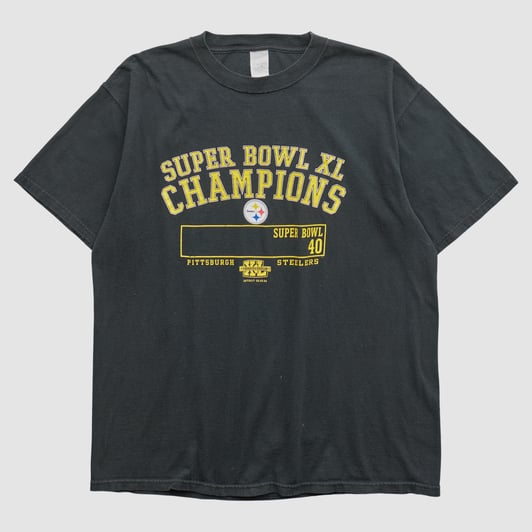 Pittsburgh Steelers 2006 T-shirt - Black - L by Fanatics Real Vintage
