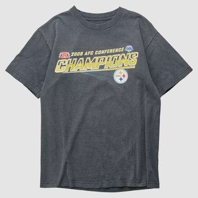 Pittsburgh Steelers 2008 T-shirt - Black - S by Fanatics Real Vintage