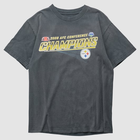 Pittsburgh Steelers 2008 T-shirt - Black - S by Fanatics Real Vintage