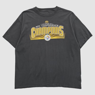 Pittsburgh Steelers 2008 T-shirt - Black - XL by Fanatics Real Vintage