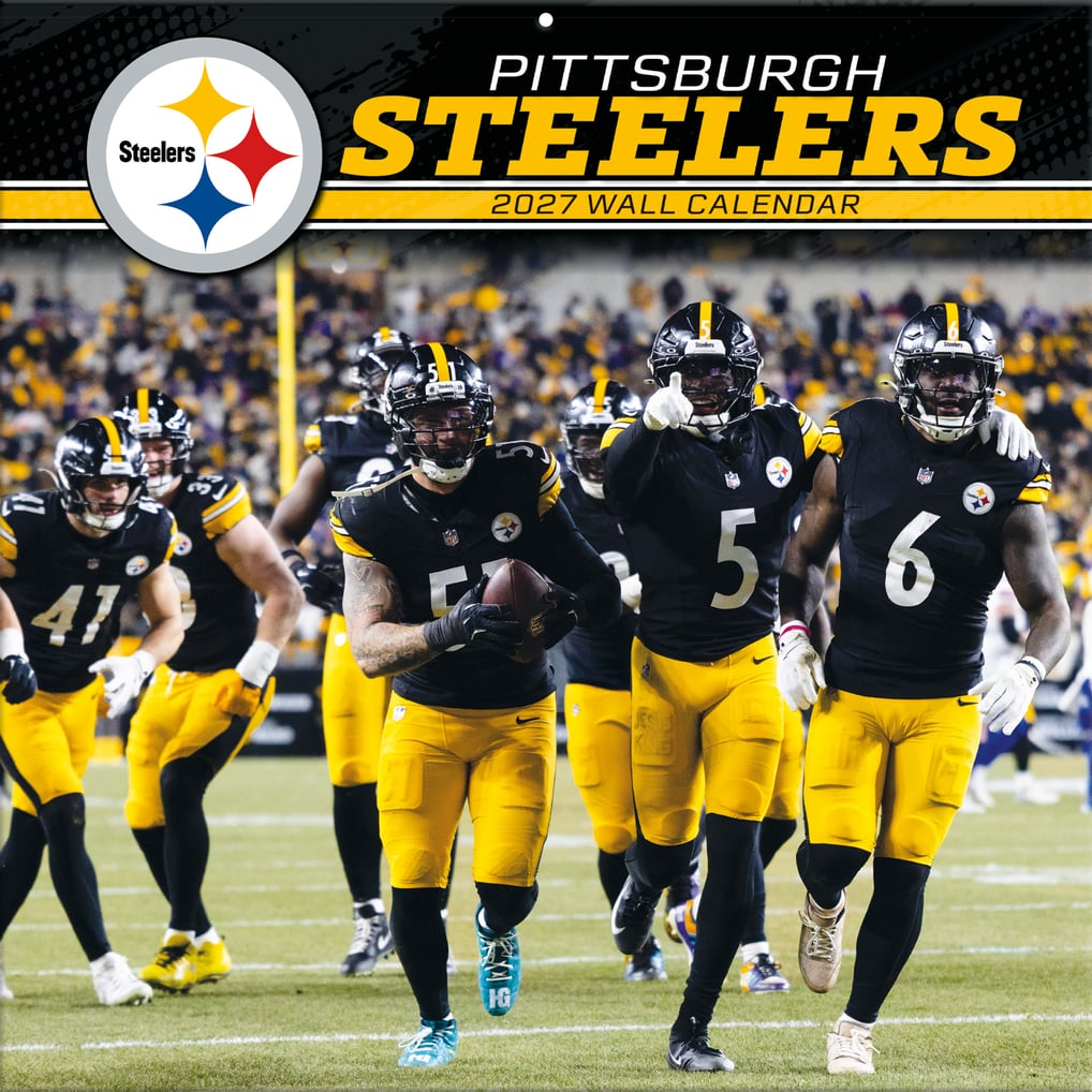 Pittsburgh Steelers 2027 12” x 12” Team Wall Calendar