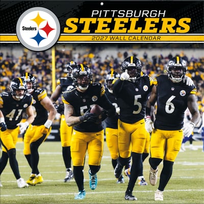 Pittsburgh Steelers 2027 12” x 12” Team Wall Calendar