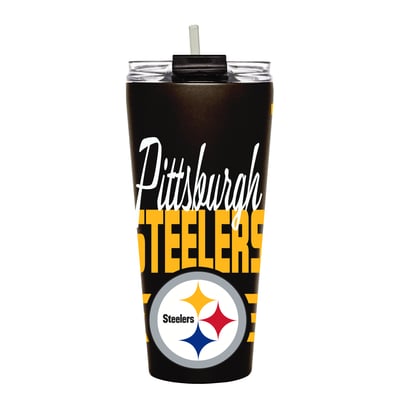 Pittsburgh Steelers 32oz. Heritage Big Slim Tumbler