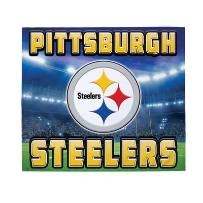Pittsburgh Steelers 6' x 8' Single Car Garage Door Cover