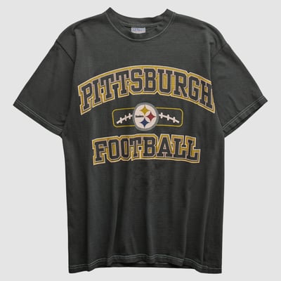 Pittsburgh Steelers All Sport 90s T-shirt - Black - S by Fanatics Real Vintage