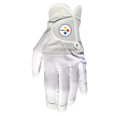 Pittsburgh Steelers Cool Mesh Cabretta Leather Golf Glove