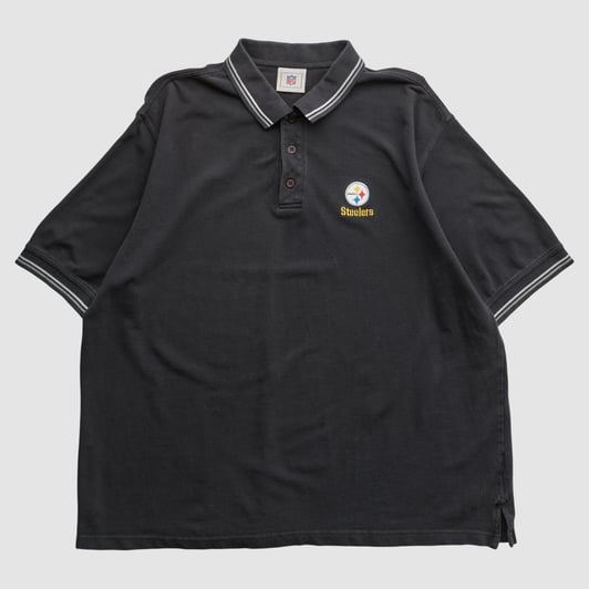 Pittsburgh Steelers NFL 2000s Polo - Black - 3XL by Fanatics Real Vintage