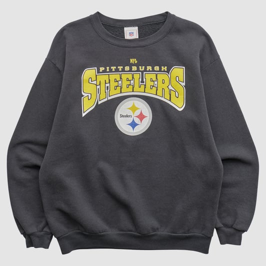 Pittsburgh Steelers NFL 2000s Pullover Sweatshirt - Black - M by Fanatics Real Vintage