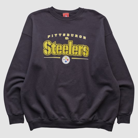 Pittsburgh Steelers NFL 2000s Pullover Sweatshirt - Black - XL by Fanatics Real Vintage