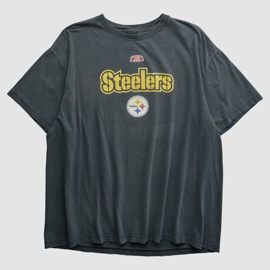 Pittsburgh Steelers NFL 2000s T-shirt - Black - 2XL by Fanatics Real Vintage