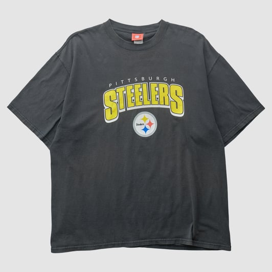 Pittsburgh Steelers NFL 2000s T-shirt - Black - 2XL by Fanatics Real Vintage