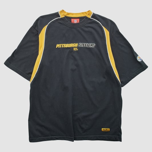 Pittsburgh Steelers NFL 2000s T-shirt - Black - L by Fanatics Real Vintage