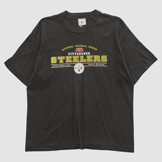 Pittsburgh Steelers NFL 2000s T-shirt - Black - L by Fanatics Real Vintage
