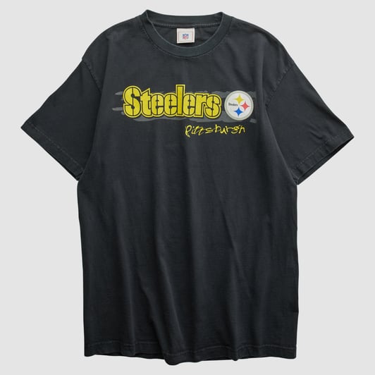 Pittsburgh Steelers NFL 2000s T-shirt - Black - M by Fanatics Real Vintage
