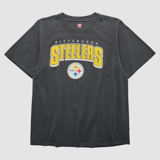Pittsburgh Steelers NFL 2000s T-shirt - Black - S by Fanatics Real Vintage