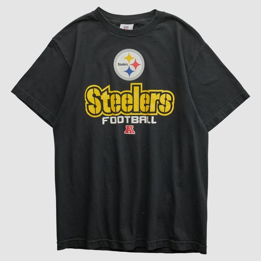 Pittsburgh Steelers NFL 2000s T-shirt - Black - S by Fanatics Real Vintage