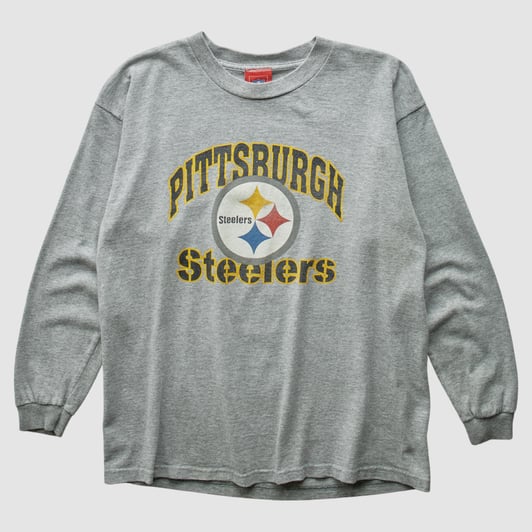Pittsburgh Steelers NFL 2000s T-shirt - Heather Gray - XS by Fanatics Real Vintage