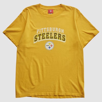 Pittsburgh Steelers NFL 2000s T-shirt - Yellow - L by Fanatics Real Vintage