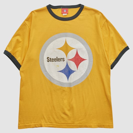 Pittsburgh Steelers NFL 2000s T-shirt - Yellow - M by Fanatics Real Vintage