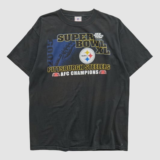 Pittsburgh Steelers NFL 2006 T-shirt - Black - L by Fanatics Real Vintage