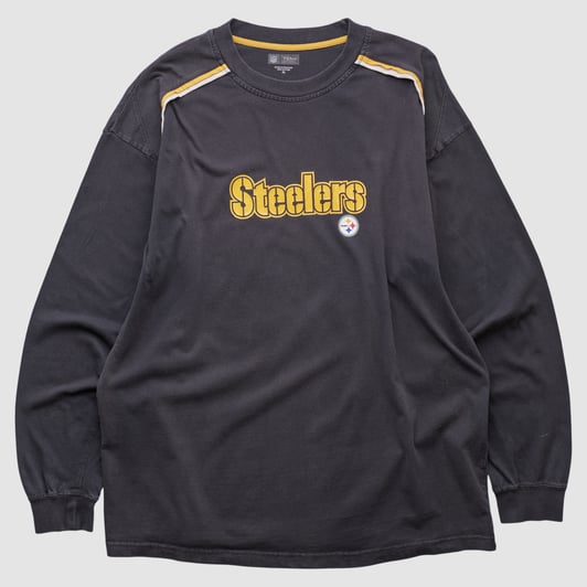 Pittsburgh Steelers NFL 2010s Long Sleeve T-shirt - Black - XL by Fanatics Real Vintage