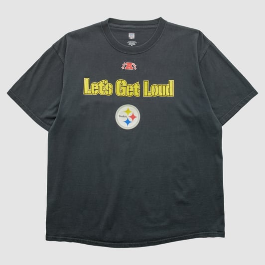 Pittsburgh Steelers NFL 2010s T-shirt - Black - L by Fanatics Real Vintage