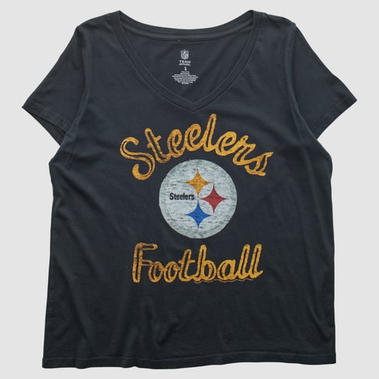 Pittsburgh Steelers NFL 2010s T-shirt - Black - XL by Fanatics Real Vintage