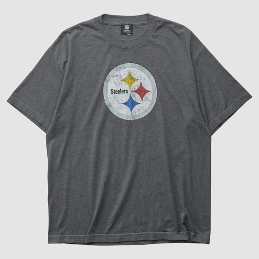 Pittsburgh Steelers NFL 2010s T-shirt - Dark Heather Gray - XL by Fanatics Real Vintage