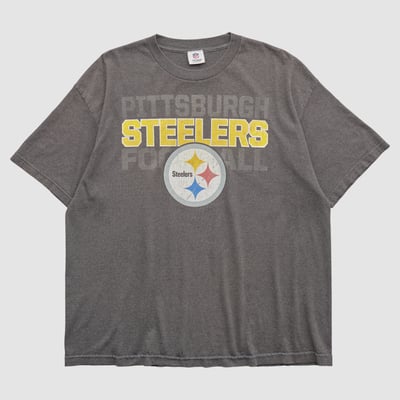 Pittsburgh Steelers NFL 2010s T-shirt - Gray - 2XL by Fanatics Real Vintage