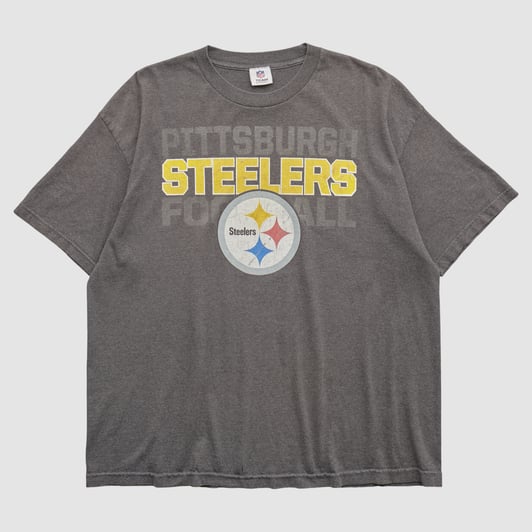 Pittsburgh Steelers NFL 2010s T-shirt - Gray - 2XL by Fanatics Real Vintage