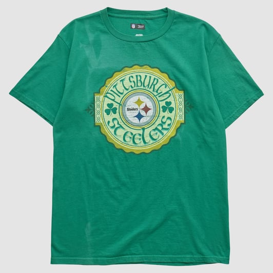 Pittsburgh Steelers NFL 2010s T-shirt - Green - S by Fanatics Real Vintage
