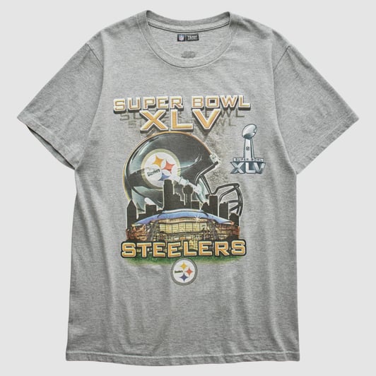 Pittsburgh Steelers NFL 2011 T-shirt - Heather Gray - S by Fanatics Real Vintage