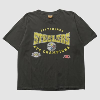 Pittsburgh Steelers Nutmeg Mills 1996 T-shirt - Black - XL by Fanatics Real Vintage