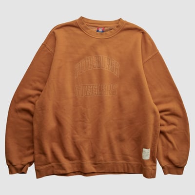 Pittsburgh Steelers Reebok 2000s Pullover Sweatshirt - Clay - 2XL by Fanatics Real Vintage