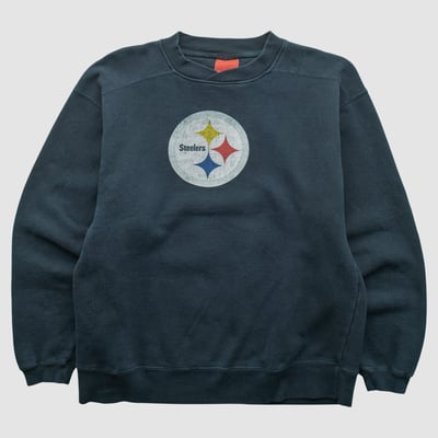 Pittsburgh Steelers Reebok 2000s Pullover Sweatshirt - Navy - M by Fanatics Real Vintage