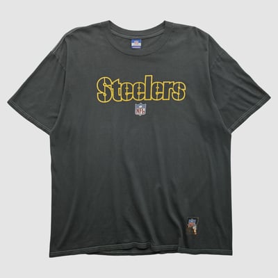 Pittsburgh Steelers Reebok 2000s T-shirt - Black - 2XL by Fanatics Real Vintage