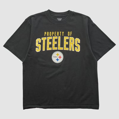 Pittsburgh Steelers Reebok 2000s T-shirt - Black - M by Fanatics Real Vintage