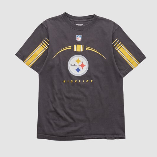Pittsburgh Steelers Reebok 2000s T-shirt - Black - S by Fanatics Real Vintage