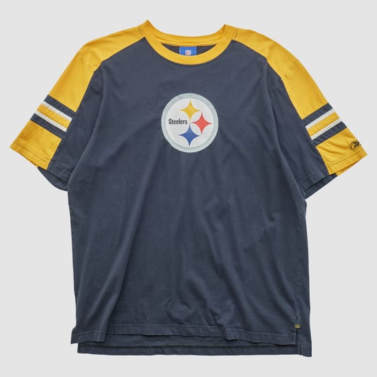 Pittsburgh Steelers Reebok 2000s T-shirt - Black - XL by Fanatics Real Vintage