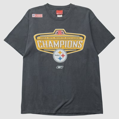Pittsburgh Steelers Reebok 2002 T-shirt - Black - M by Fanatics Real Vintage